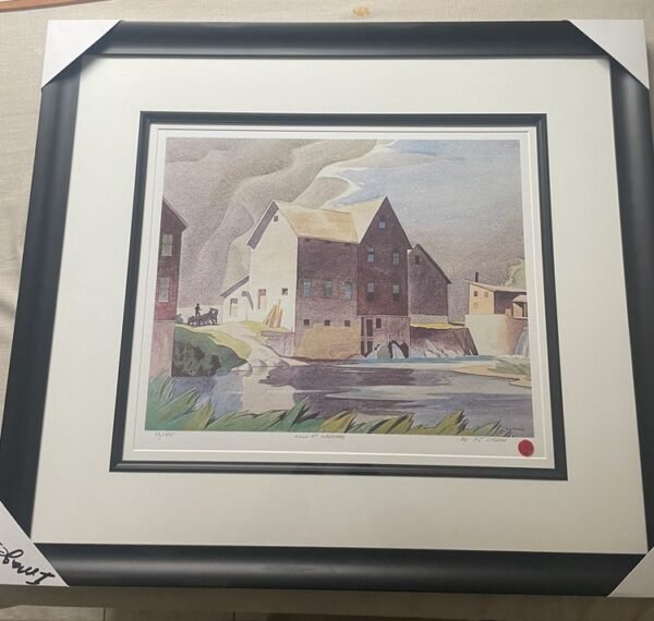 "Mill At Washago" 35x30.5 By AJ Casson